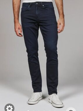 7 Diamond Generation™ Denim straight fit jeans. Size 38x34, In dark blue